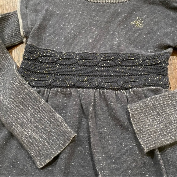 IKKS gray Cozy & Stylish Gray Knit Sweater Dress. size 4 - Picture 6 of 8